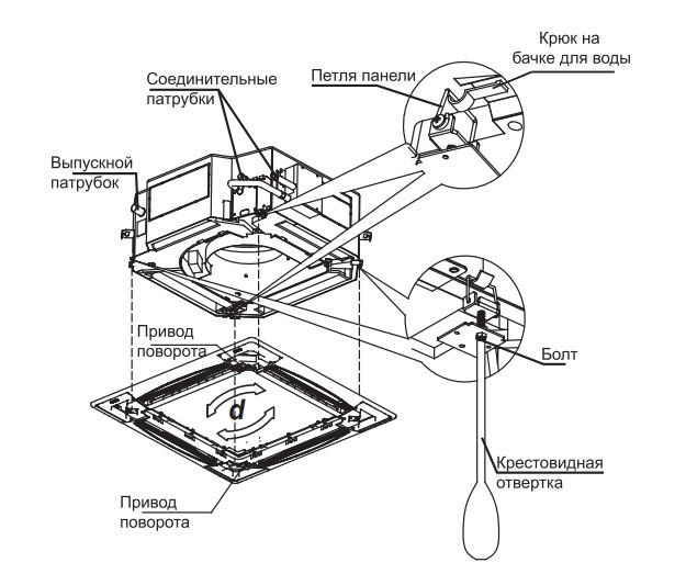 Кассетная VRF система 14-16,9 кВт Systemair