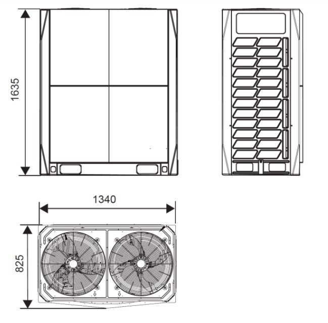 Наружный блок VRF системы 34-44,9 кВт Systemair