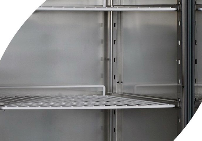 Морозильный шкаф TEFCOLD RF1010, размер 530х540, цвет серый - фото 2