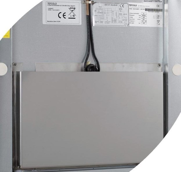 Морозильный шкаф TEFCOLD RF1010, размер 530х540, цвет серый - фото 3
