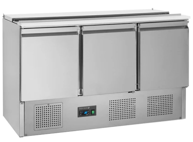 Холодильный стол TEFCOLD комплект верх низ 225 мм сталь цвет алюминий
