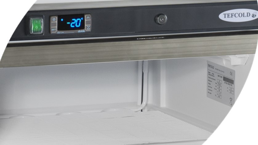 Морозильный шкаф TEFCOLD UF200G, размер 490x380, цвет серый - фото 2