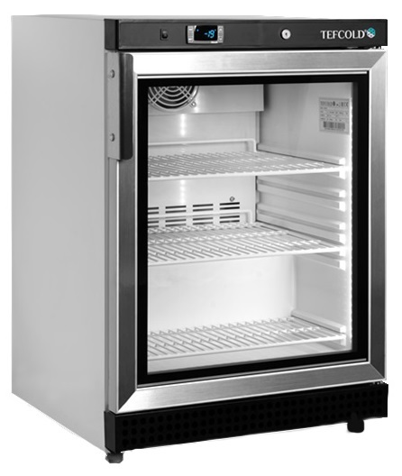 Морозильный шкаф TEFCOLD UF200VG, размер 490x380, цвет серый