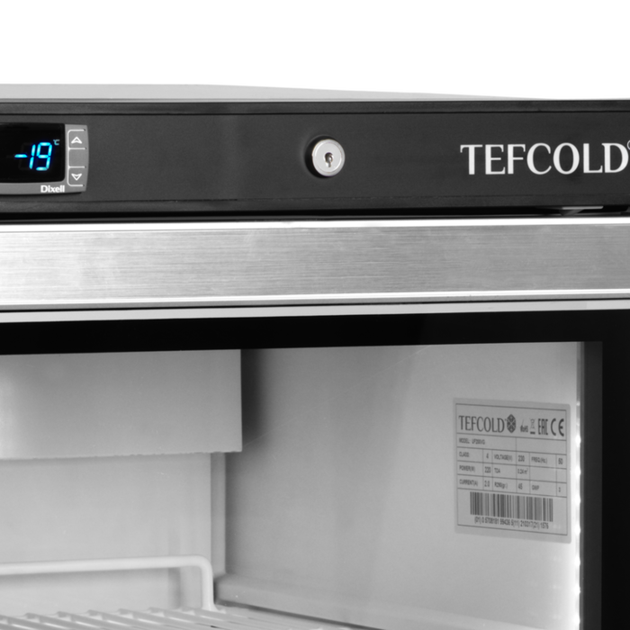 Морозильный шкаф TEFCOLD UF200VG, размер 490x380, цвет серый - фото 2