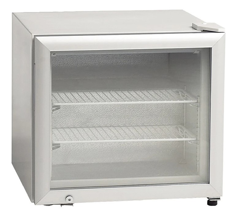 Морозильный шкаф TEFCOLD UF50G, размер 440x210, цвет белый