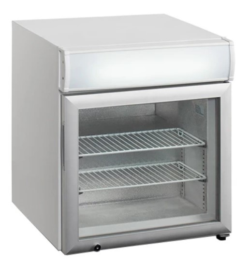 Морозильный шкаф TEFCOLD UF50GCP, размер 440x210, цвет белый