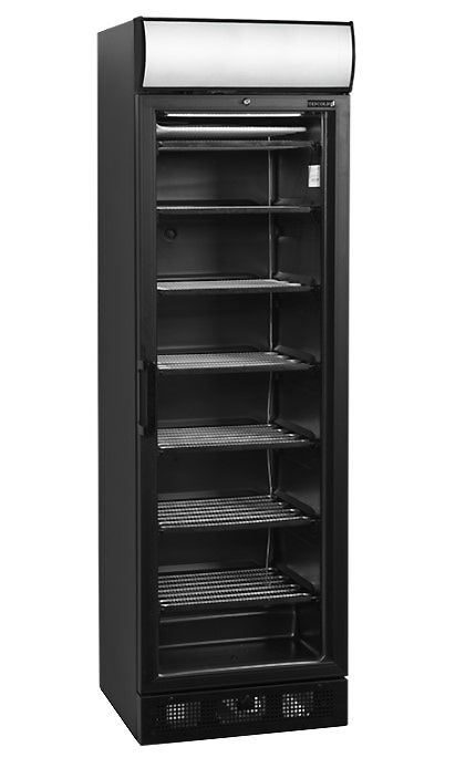 Морозильный шкаф TEFCOLD UFSC370GCP BLACK, размер 470x413, цвет черный