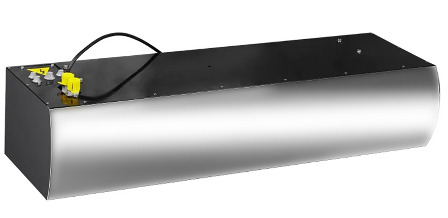 Водяная тепловая завеса TERMA 411W02K-Sleek, цвет серый - фото 1