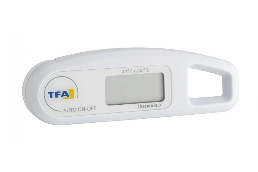 Термометр TFA 30.1047.02 с щупом, белый - фото 1