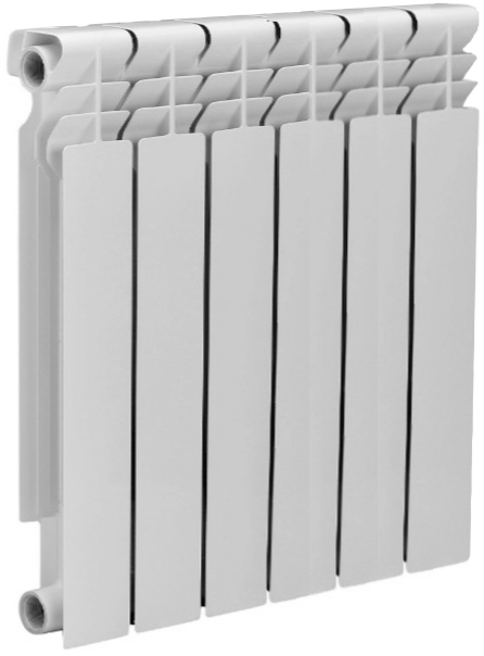 

Алюминиевый радиатор THERMA Q, Белый, THERMA Q Q3 500/80 6 секций