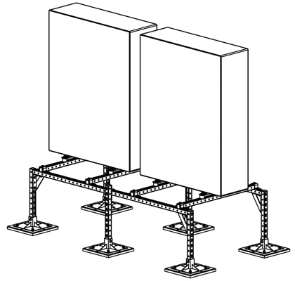 Подставка для кондиционера TMC подставка под тарелки доляна 17×11 см хром