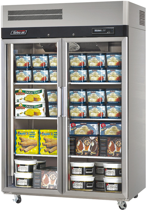 Морозильный шкаф TURBOAIR KF45-2G, цвет серый