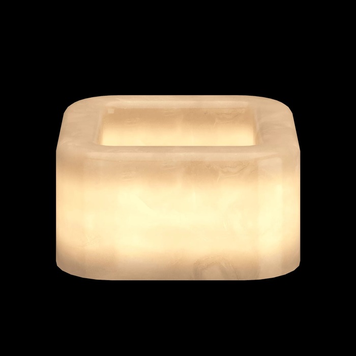Мраморная курна с подсветкой Talc КМ91 LED (со сливом/без слива), цвет бежевый Talc КМ91 LED (со сливом/без слива) - фото 3