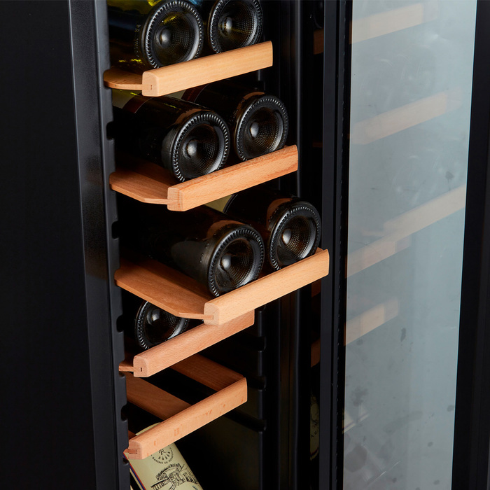Отдельностоящий винный шкаф 12-21 бутылка Temptech NWC32SB-W, цвет черный - фото 4