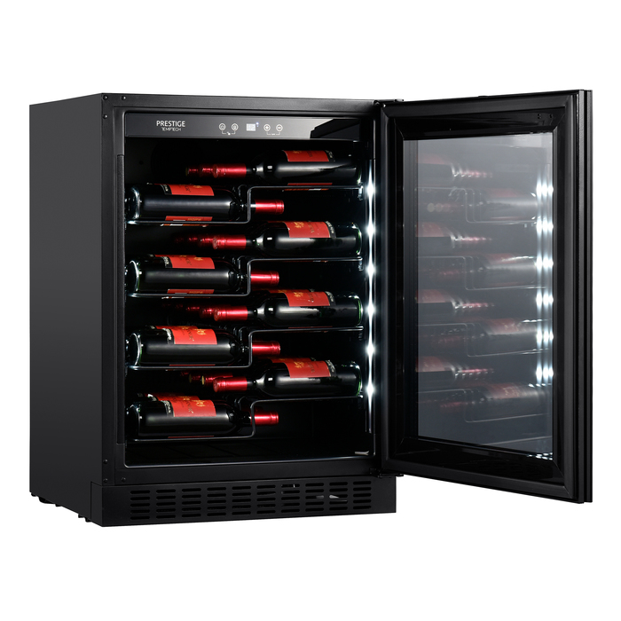 Встраиваемый винный шкаф 22-50 бутылок Temptech PRESPROX60SRB, цвет черный - фото 4