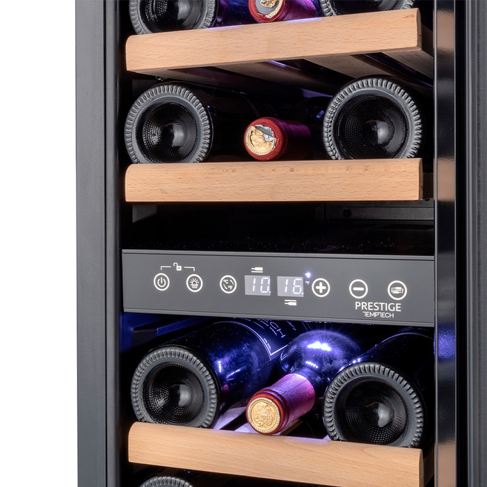 Отдельностоящий винный шкаф 12-21 бутылка Temptech PRESX30DB, цвет черный - фото 5
