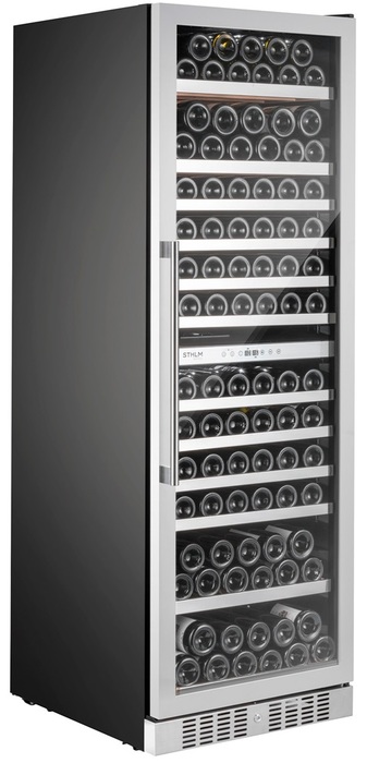 Отдельностоящий винный шкаф 101-200 бутылок Temptech ST180DS, цвет серый