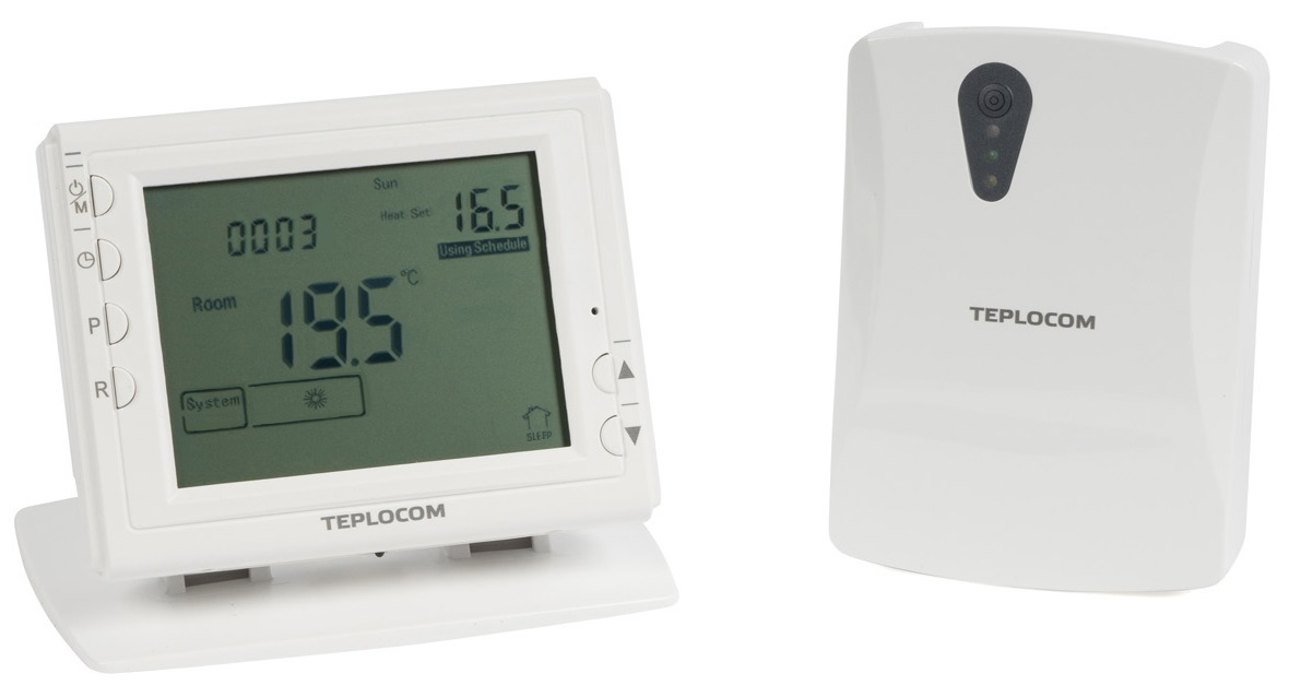 Термостат для котла Teplocom TS-Prog-2AA/3A-RF