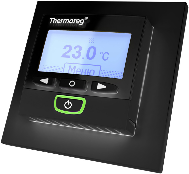 Терморегулятор для теплого пола Thermo Thermoreg TI-950 Design Black