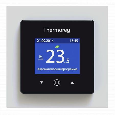 Терморегулятор для теплого пола Thermo Thermoreg TI-970 Black терморегулятор программируемый для теплого пола thermo ti 970 white белый