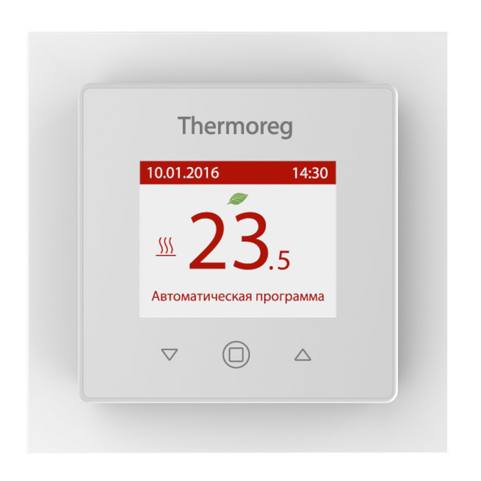 Терморегулятор для теплого пола Thermo Thermoreg TI-970 White терморегулятор программируемый для теплого пола thermo ti 970 white белый