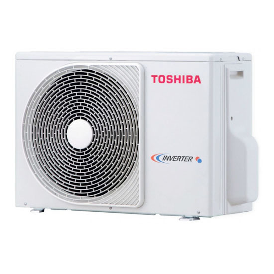 Внешний блок мульти сплит-системы на 2 комнаты Toshiba холодильник toshiba gr rf532we pgj 22