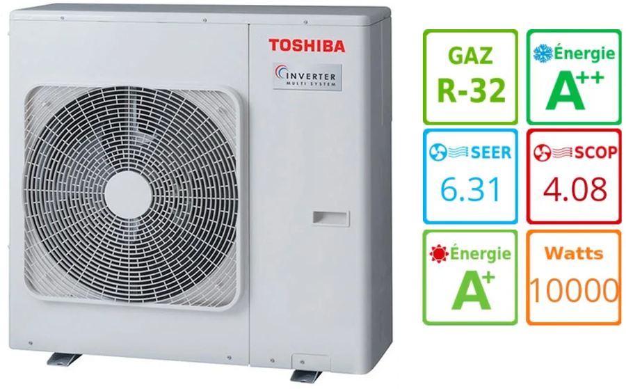 Внешний блок мульти сплит-системы Toshiba RAS-5M34G3AVG-E - фото 3