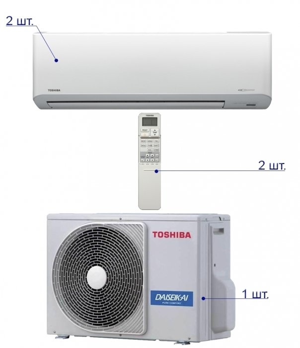 Мульти сплит система Toshiba