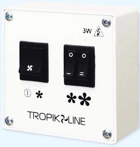 Водяная тепловая завеса Tropik Line IP320W15, цвет белый - фото 2
