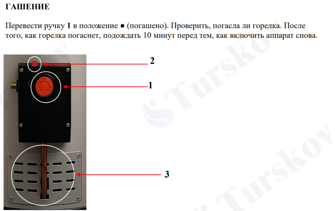 Газовый накопительный водонагреватель Turskov