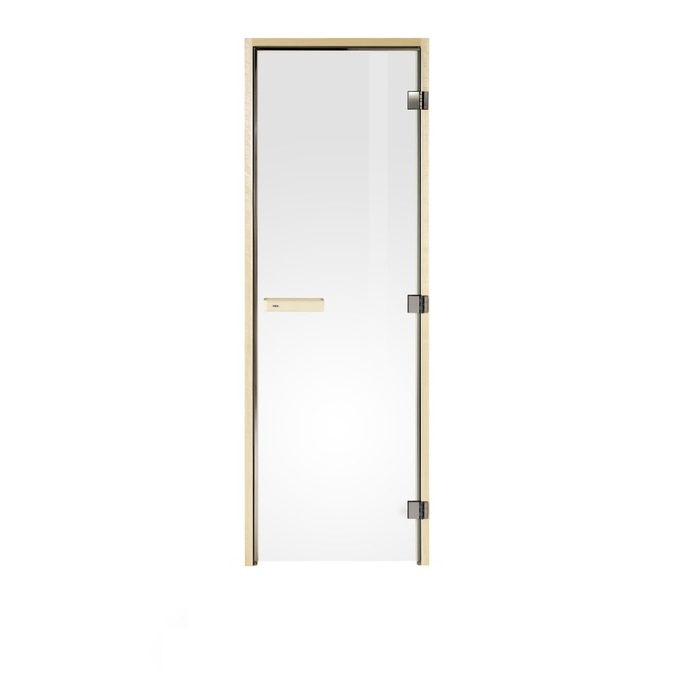 дверь для сауны акма aspen m 7х19 прозрачное бесцветное 8 мм коробка осина Дверь для сауны Tylo DGL 8x21 ОСИНА ПРОЗРАЧНОЕ СТЕКЛО