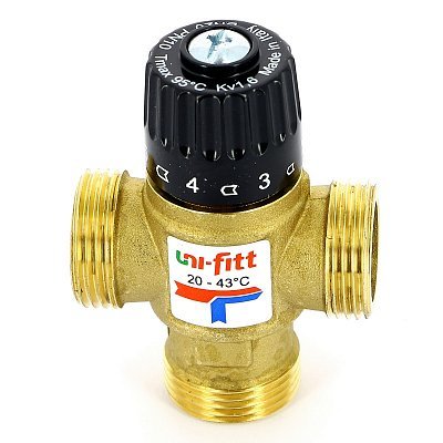Смесительный клапан Uni-fitt клапан смесительный термостатический giacomini