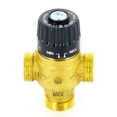 Смесительный клапан Uni-fitt клапан термостатический rtr n 15 ra n 15 1 2 нр вр прямой 10бар 120 с