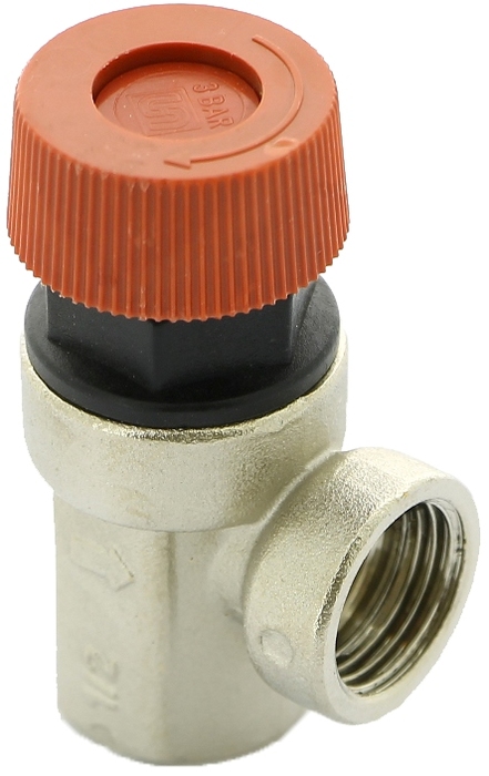 Предохранительный клапан Uni-fitt ВВ 1/2, 3 бар, никелированный клапан предохранительный r410 r22 для жидкости игольчатый клапан давления для кондиционера 1 4 дюйма предохранительный адаптер для поддержан