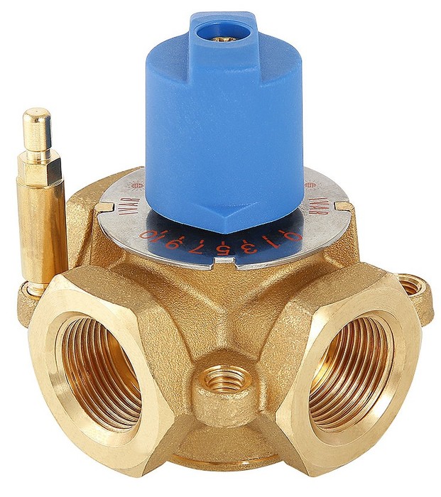 Смесительный клапан VALTEC трехходовой термостатический смесительный клапан valtec с боковым смешением полное перекрытие vt mr03 n 0603