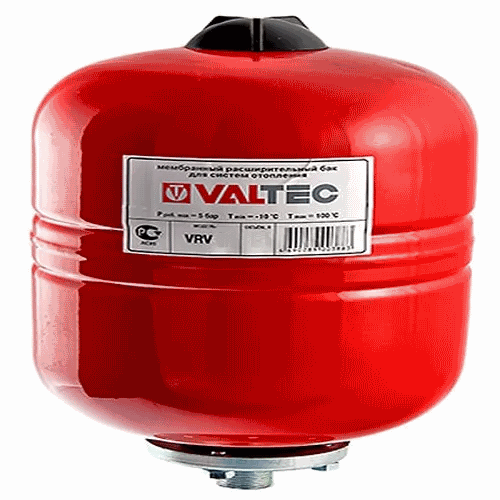 цена Расширительный бак VALTEC Бак расширительный для отопления 12л. КРАСНЫЙ