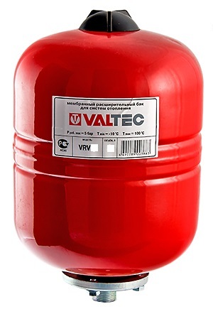 цена Расширительный бак VALTEC Бак расширительный для отопления 18л. КРАСНЫЙ