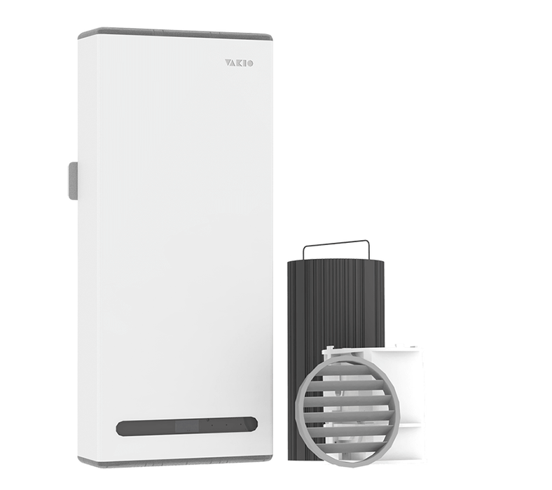 Бытовая приточно-вытяжная вентиляционная установка Vakio BASE SMART рекуператор vakio base smart для стен от 440мм