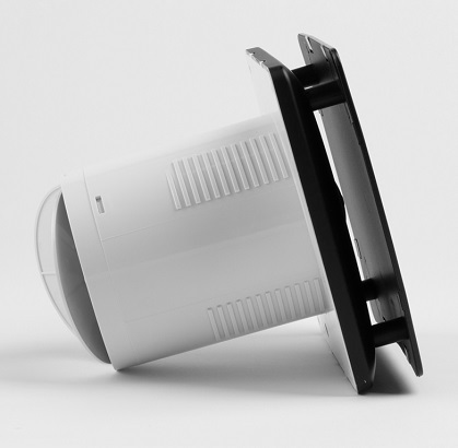 Вытяжка для ванной диаметр 100 мм Vakio Smart EF-100 BLACK, цвет черный - фото 3