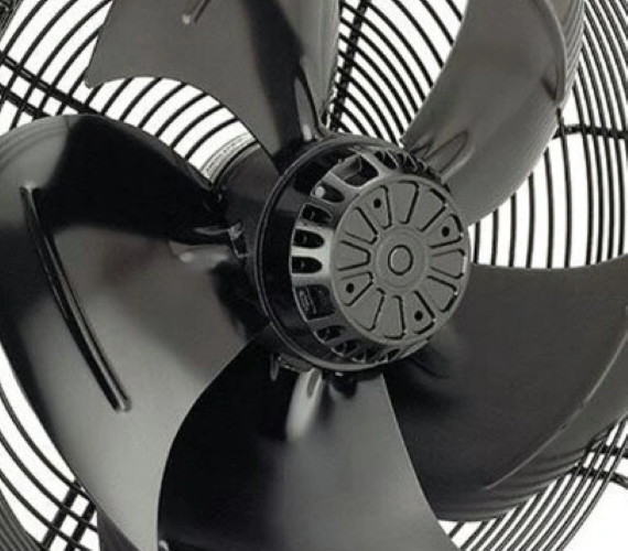 Вентилятор Ventart AXG4E-350S-E5L, размер 350 - фото 3