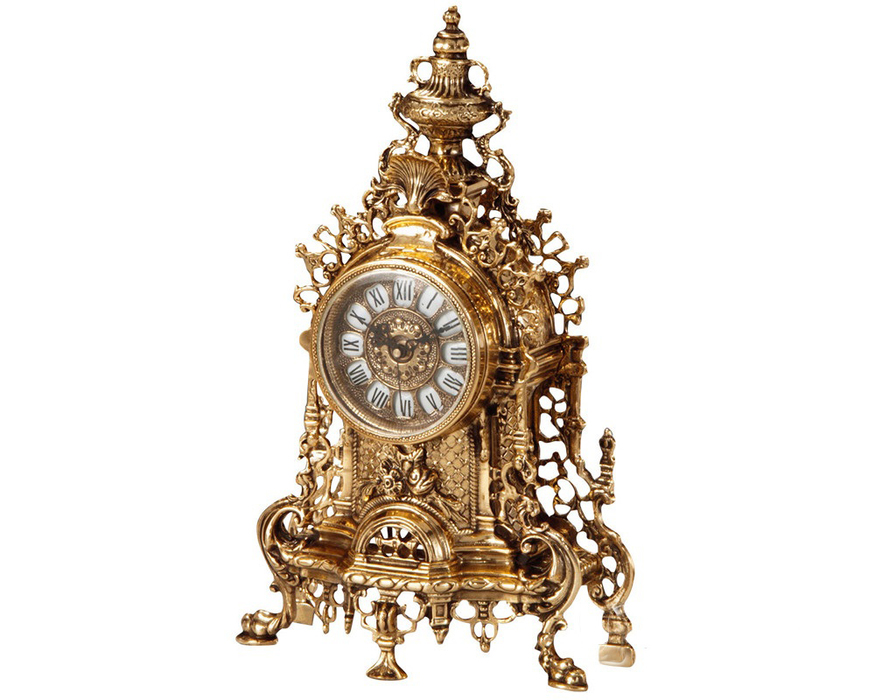 Проекционные часы Virtus TABLE CLOCK GIGANTE SMALL BRONZE проекционные часы virtus table clock two angels with wings bronze