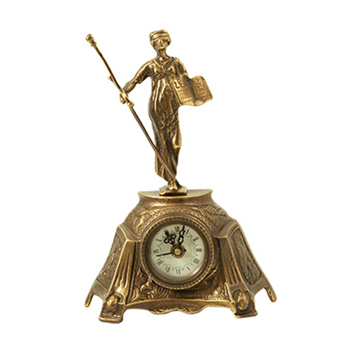 Проекционные часы Virtus TABLE CLOCK JUSTICE MINI ANTIQUE BRONZE проекционные часы virtus table clock sheepard antique bronze