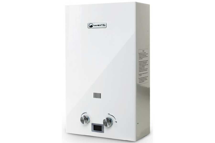 Газовый проточный водонагреватель WERT 10E WHITE (Wert Rus), размер 550х330х180 WERT 10E WHITE (Wert Rus) - фото 1