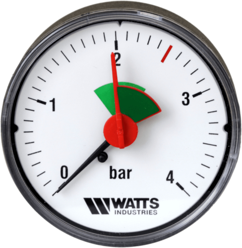Манометр аксиальный Watts F+R101(MHA) 50/4x1/4 цена и фото