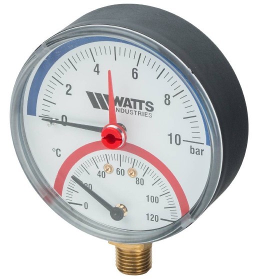 Термоманометр радиальный Watts лепестковый радиальный диск для дрели fit