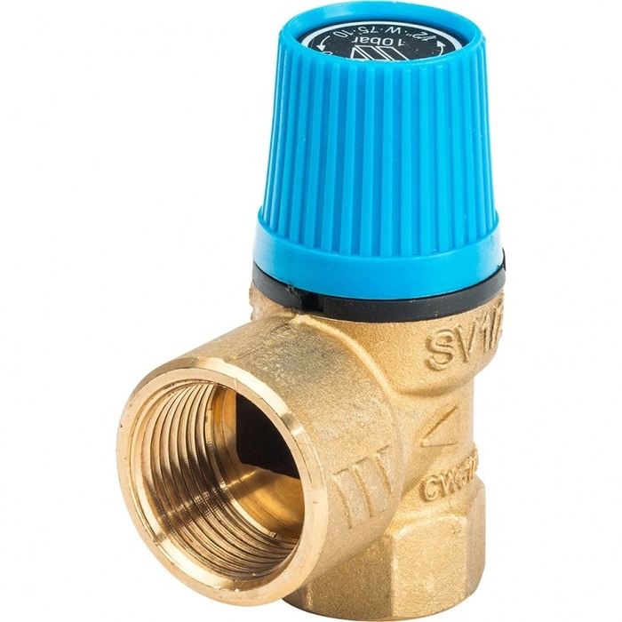 Предохранительный клапан Watts крючок для вязания с пластиковой ручкой d 2 5 мм 14 см голубой