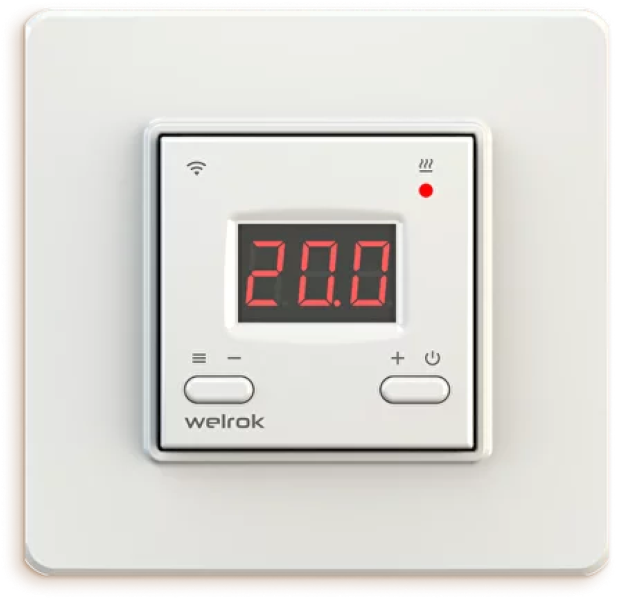 Терморегулятор для теплого пола Welrok доска пола хвоя 28x146x3000 мм сорт оптима 0 44 м² 1 шт