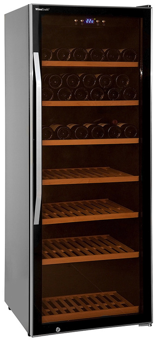 Отдельностоящий винный шкаф 101-200 бутылок Wine Craft шкаф винный yehos на 115 бутылок 2 х зонный