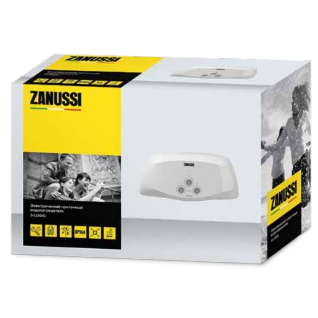 Проточный водонагреватель электрический для дачи Zanussi