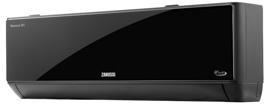 Настенный кондиционер Zanussi Barocco ZACS/I-09 HB-BLACK/A23/N8 сплит система инверторного типа zanussi zacs i 24 hb a22 n8 серии barocco 2 0 dc
